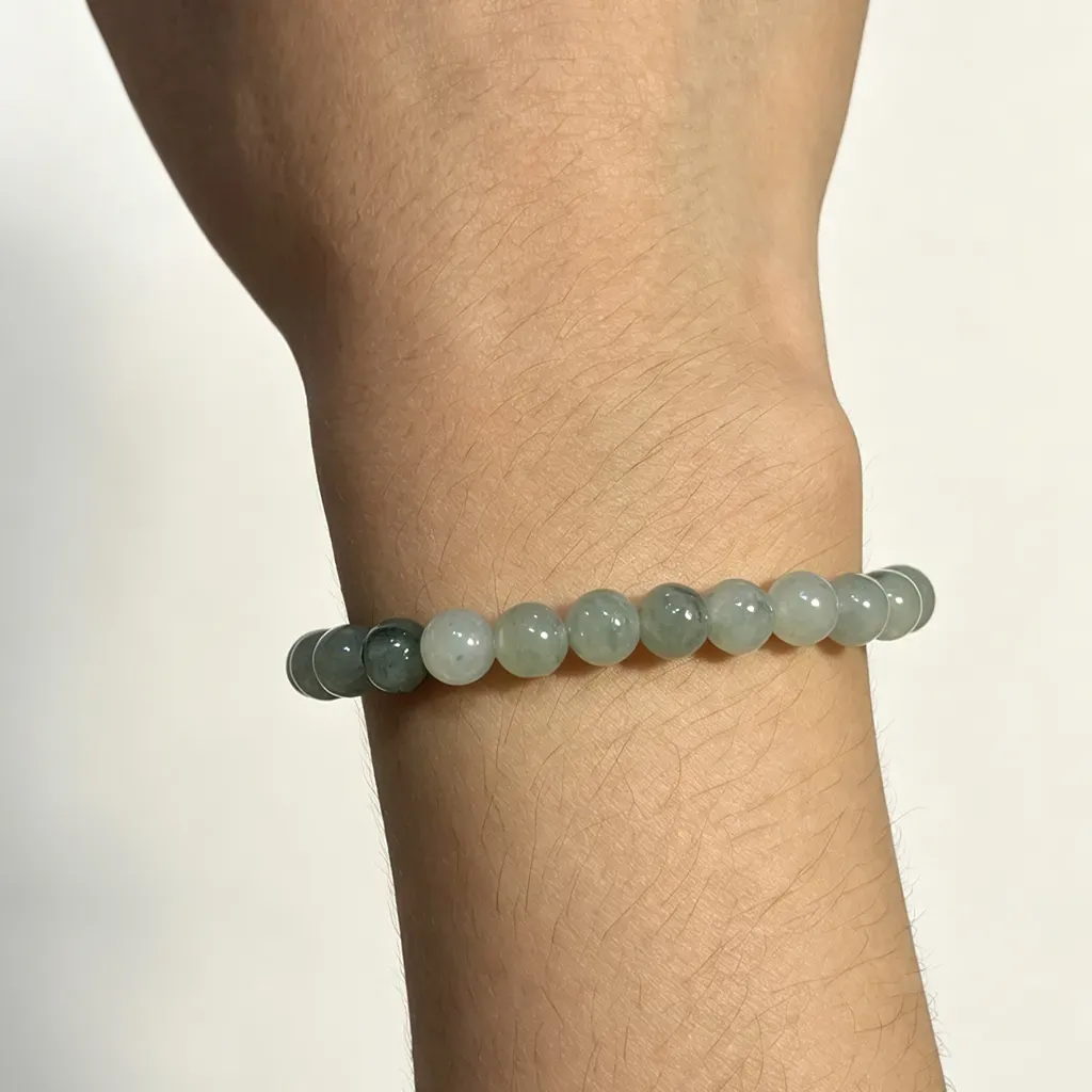 Five Elements Bracelet- white flash stone bracelet