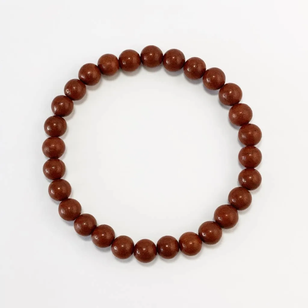 Red Jasper Bracelet in 6mm natural red jasper beads